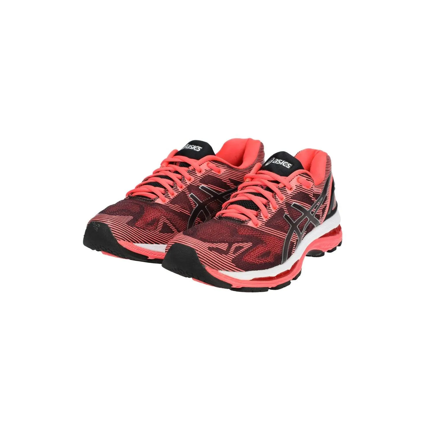 Asics Gelnimbus 19 Running Sport Shoes Fabric Pink Colour For Women