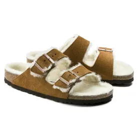 Birkenstock Arizona Mink Lined Shearling