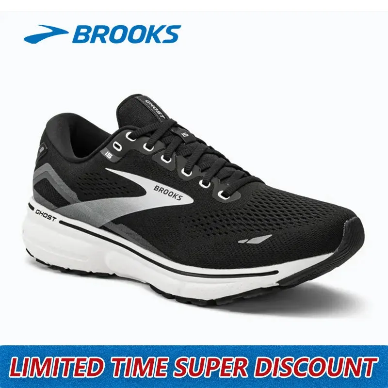 Brooks Ghost 15 Jogging Shoes Running Support Training Sneakers Breathable Light casual shoes trail running shoes