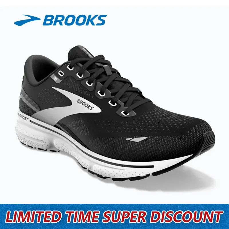 Brooks Ghost 15 Jogging Shoes Running Support Training Sneakers Breathable Light casual shoes trail running shoes