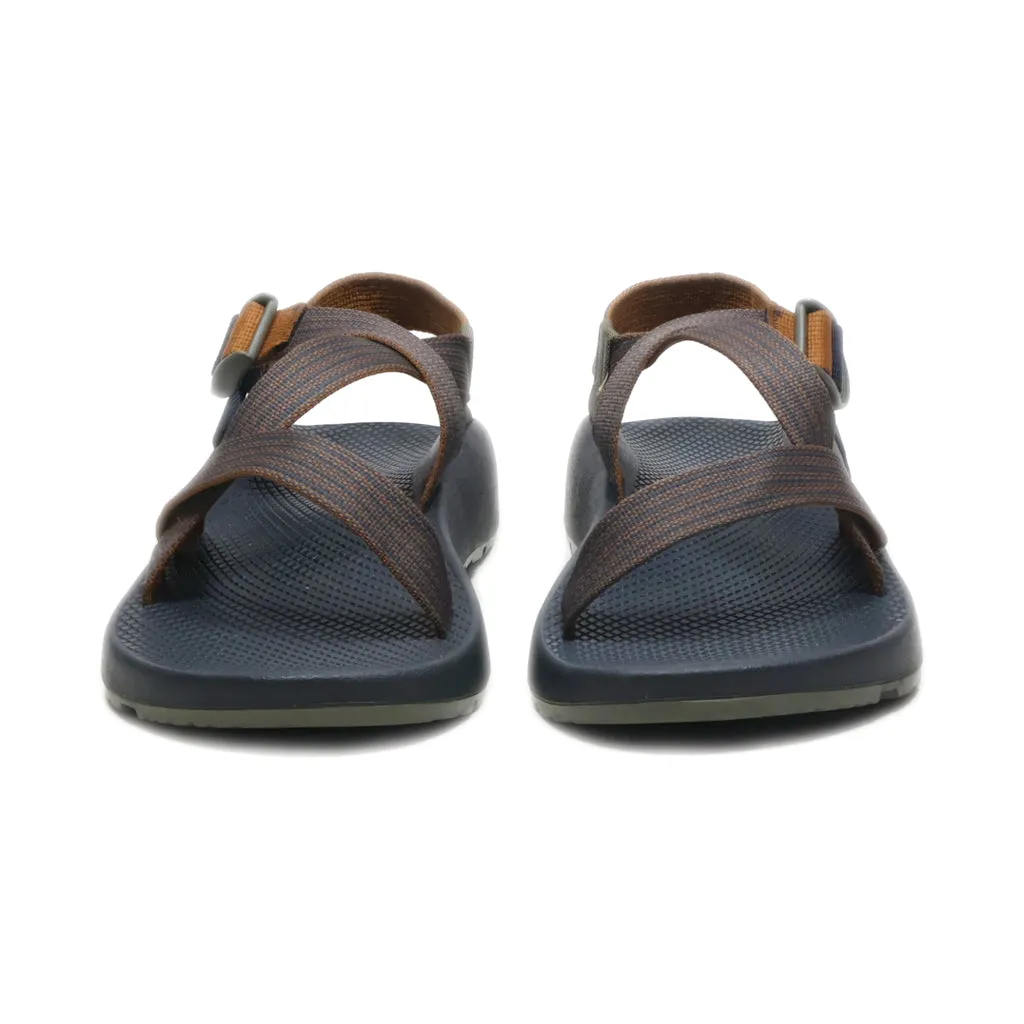 Chaco Z/1 Classic Flip Flops Fabric Brown Colour For Men