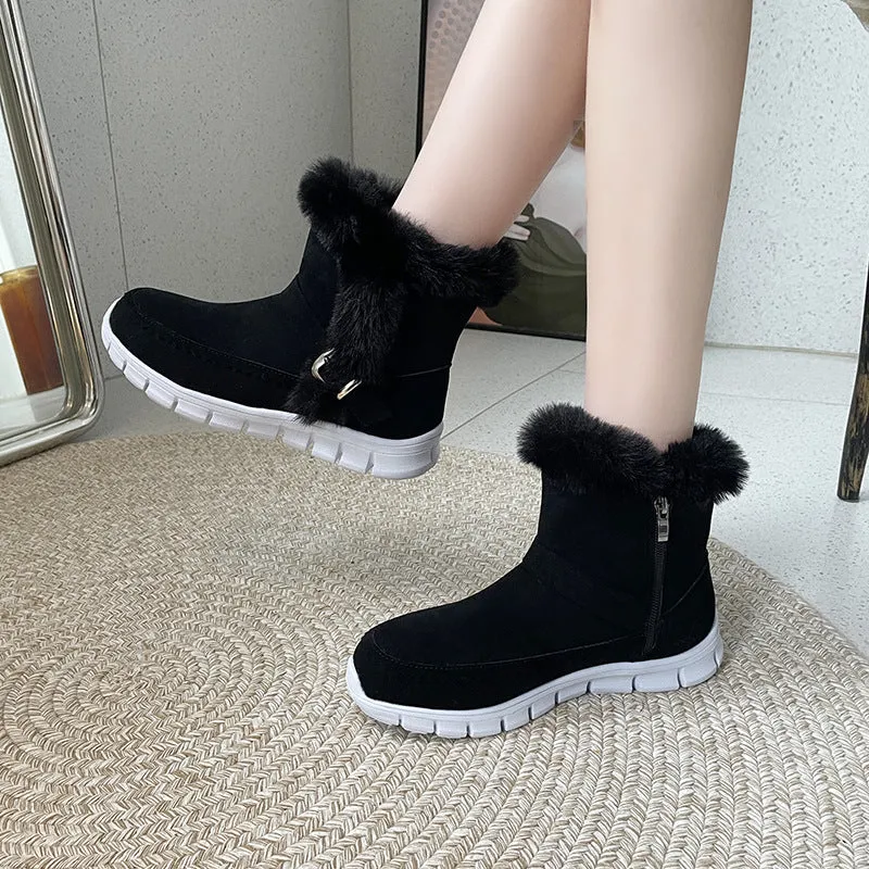 Chic Suede Ankle Boots