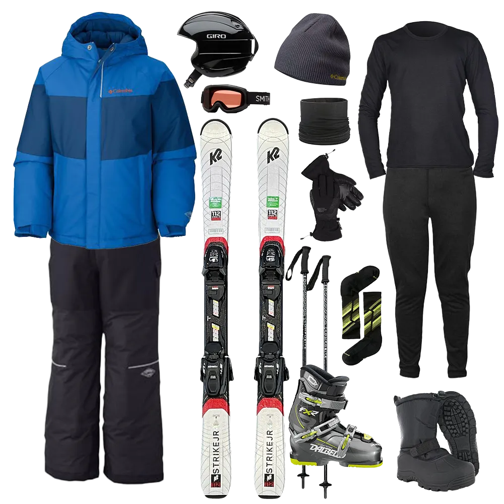 Columbia The Works Package w/ Bibs - Boy's Ski