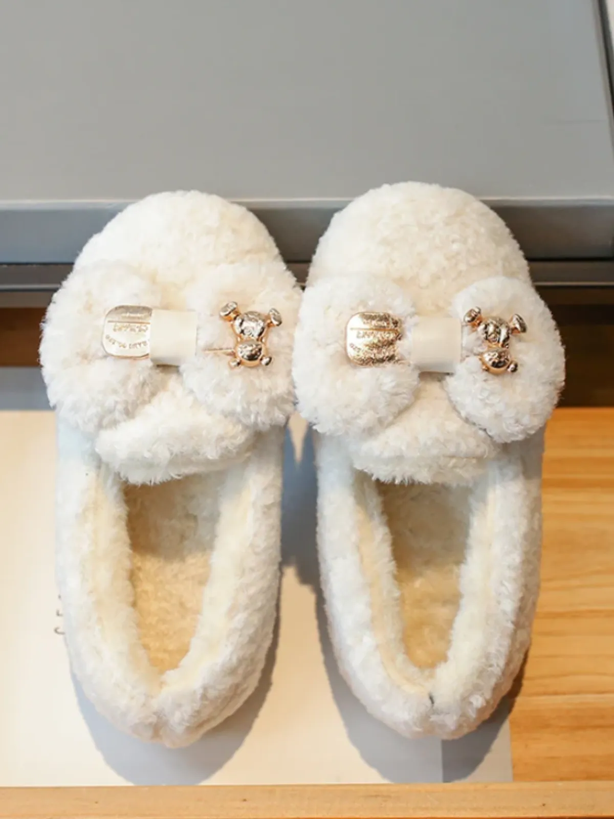 Cuddly Chic Faux Fur Loafers By Liv And Mia