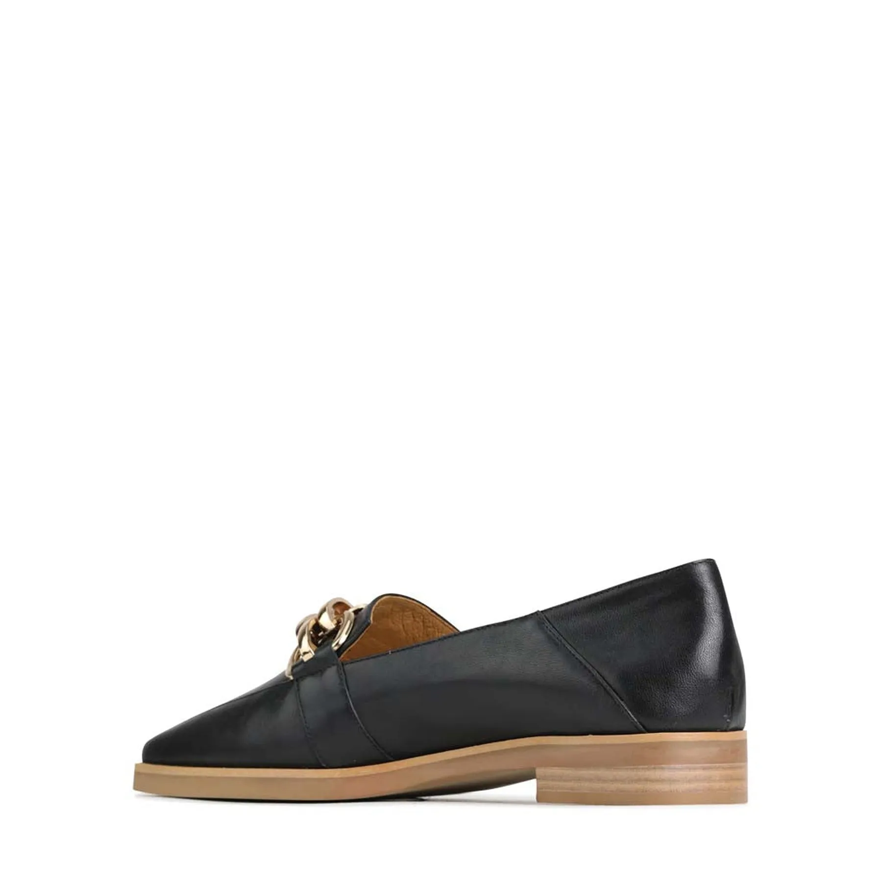 ESTELLE  LEATHER LOW HEEL LOAFERS