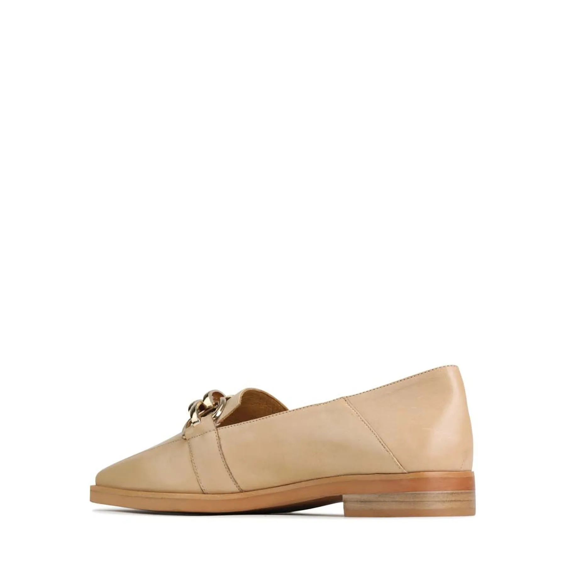 ESTELLE  LEATHER LOW HEEL LOAFERS