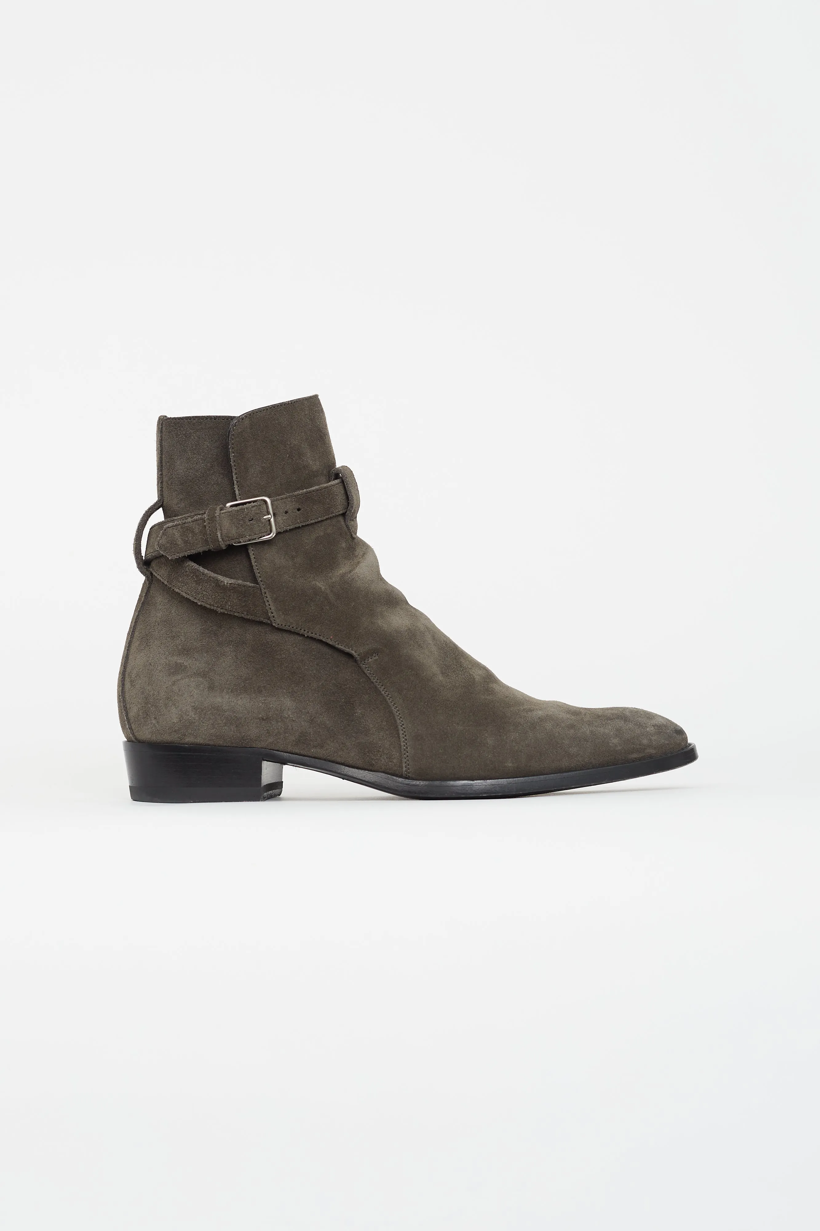 Grey Suede Wyatt Ankle Boot