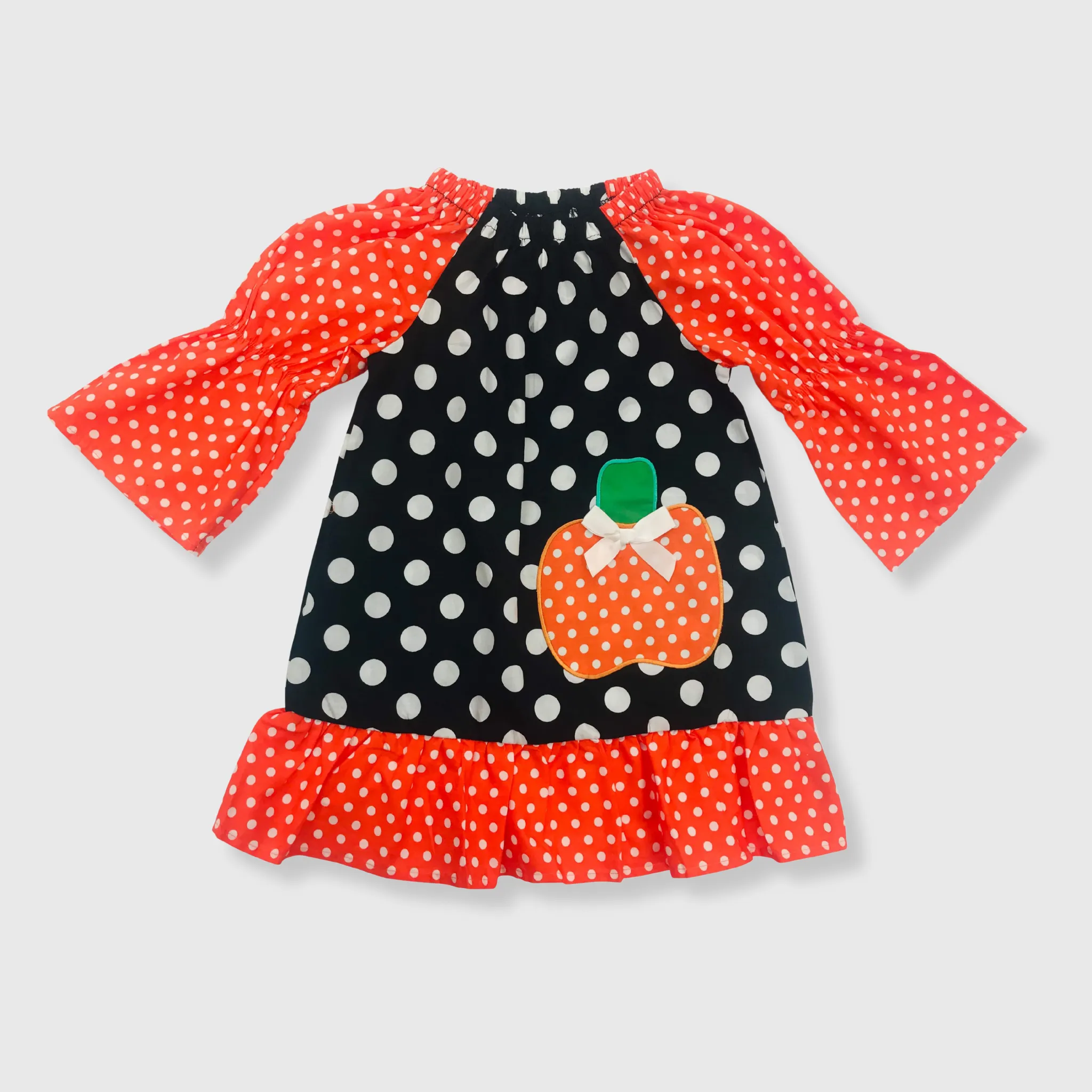 Halloween Polka Dot Dress Kids