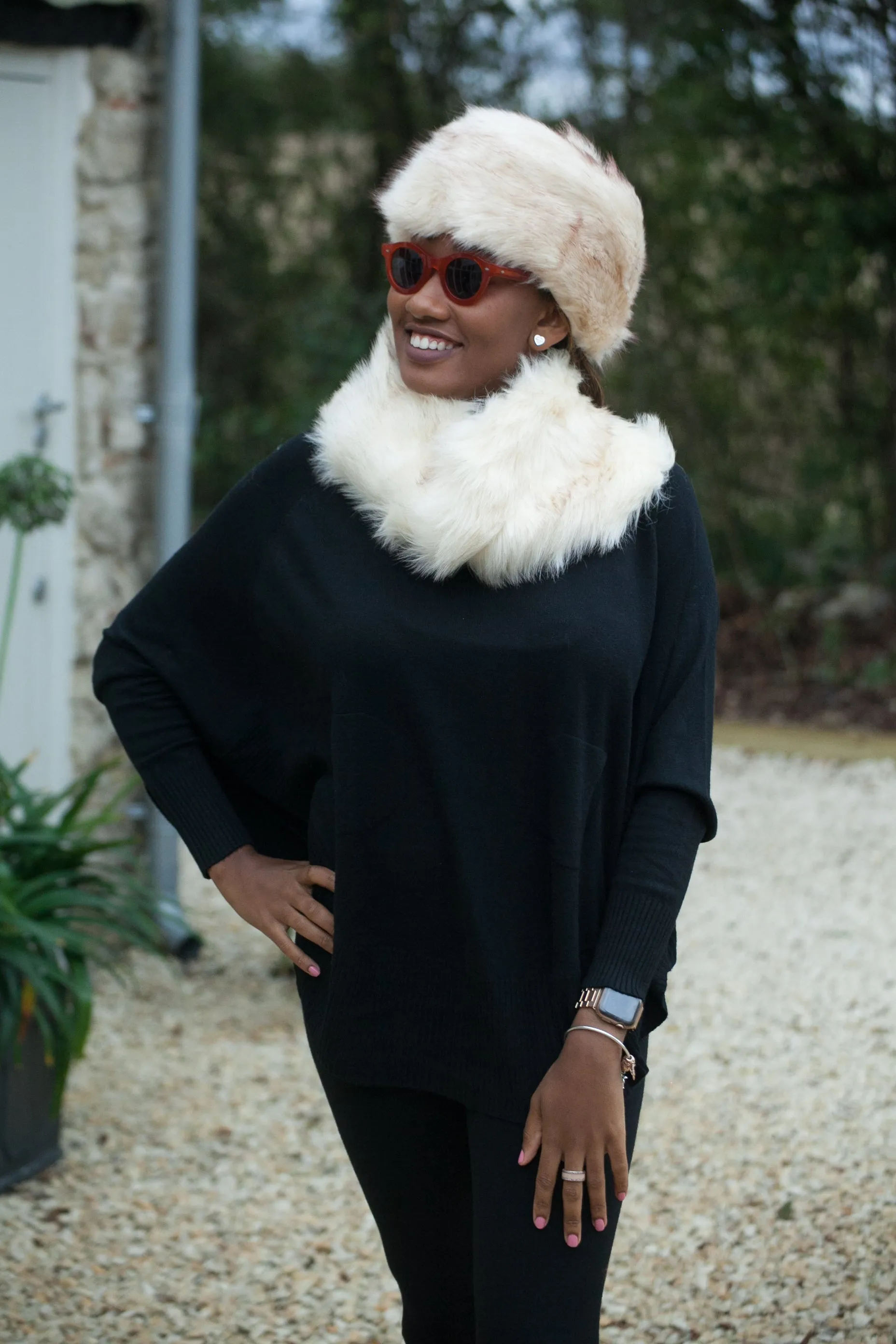 Imelda Faux Fur Stole Scarf