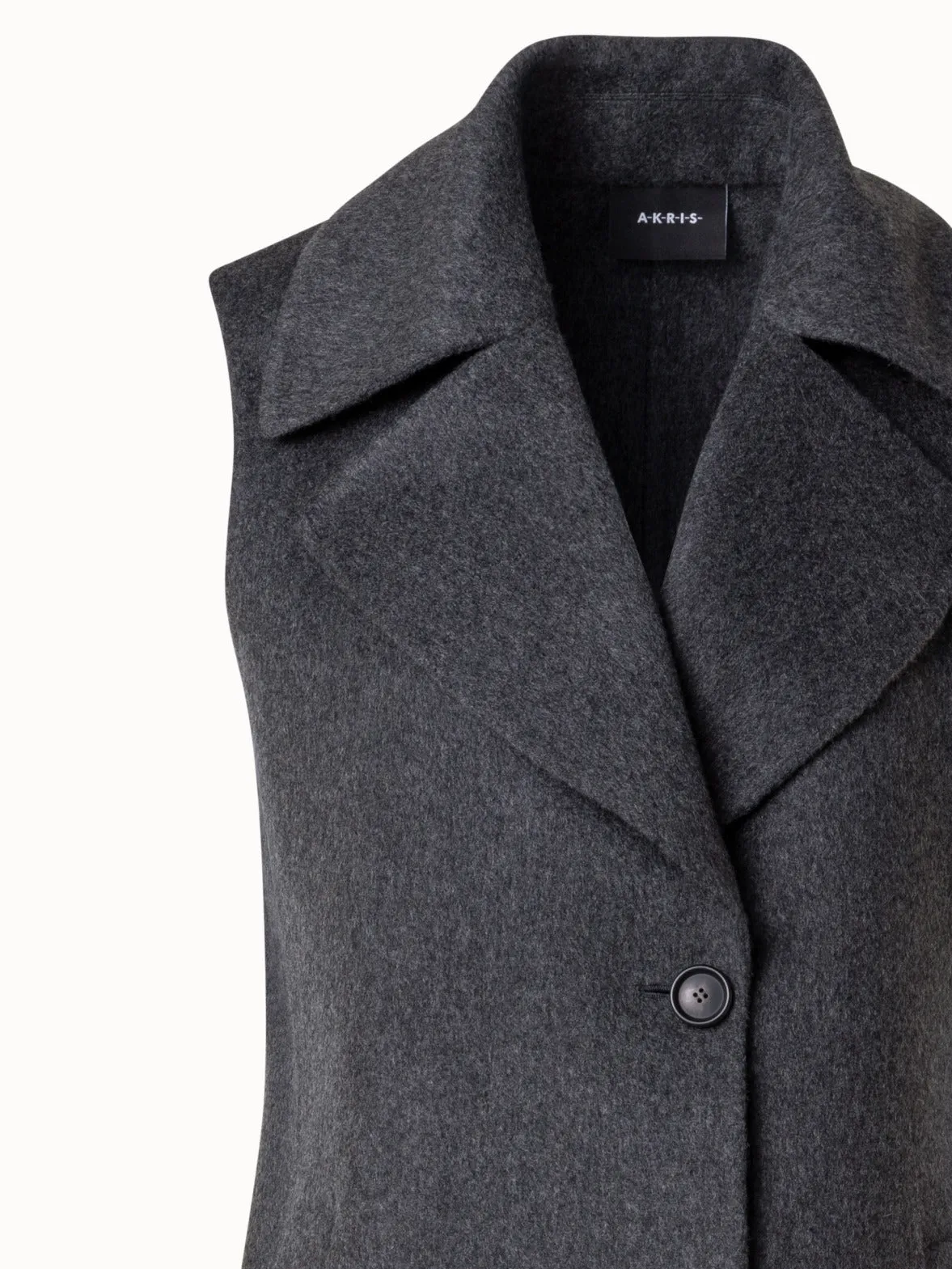 Long 100% Cashmere Vest