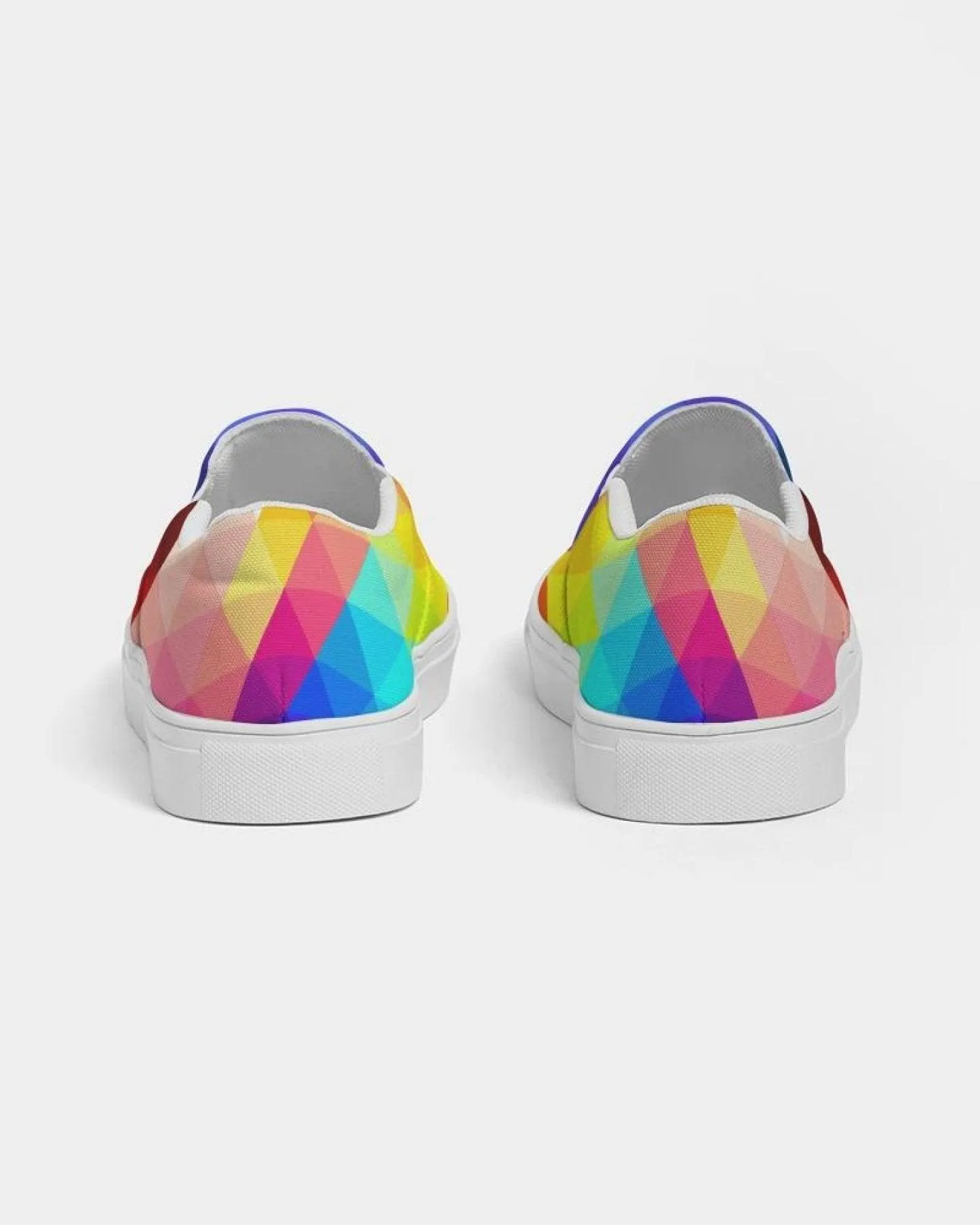 Multicolor Canvas Slip On Women's Sneaker