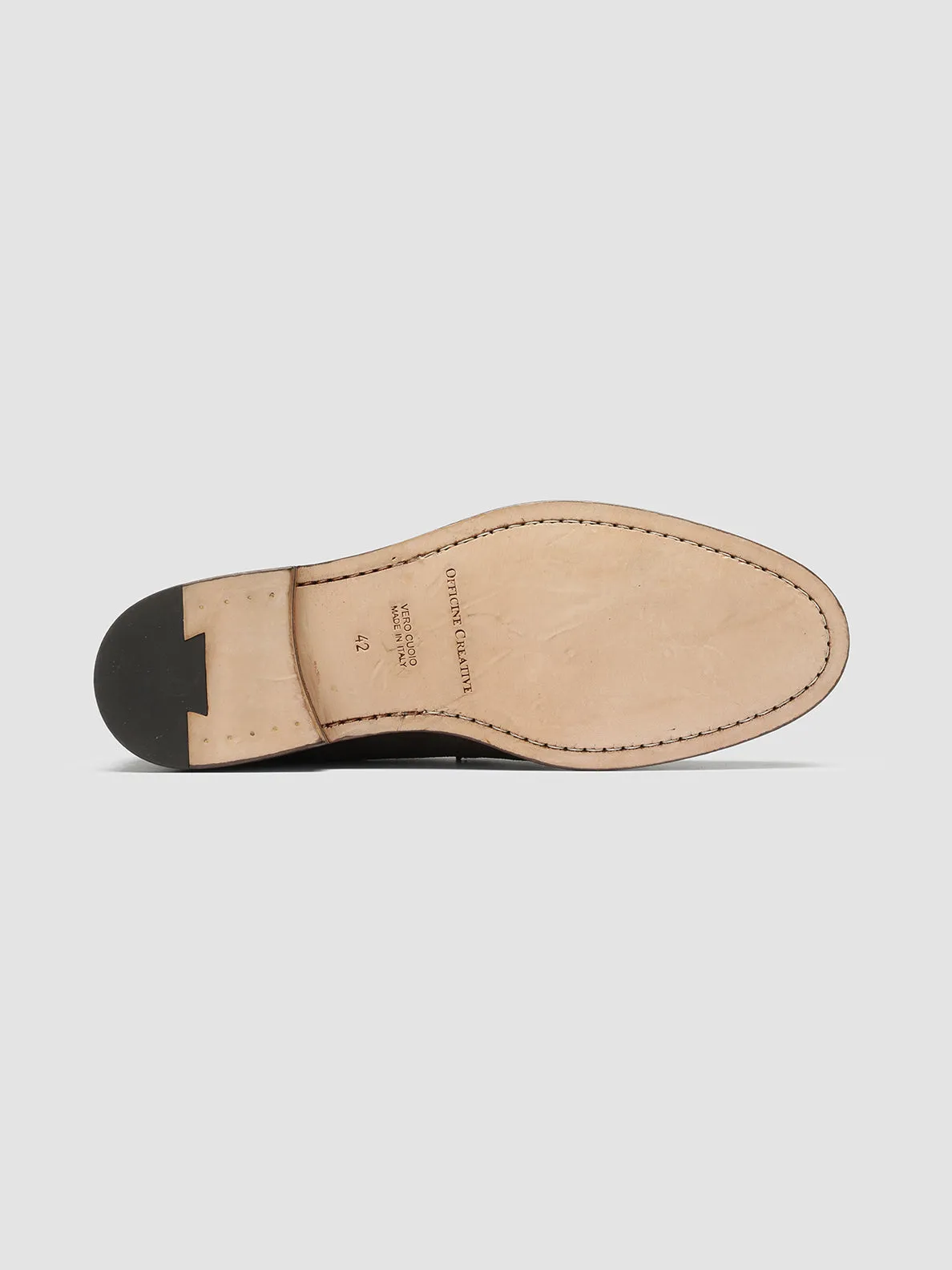 OPERA 001 - Brown Suede Penny Loafers