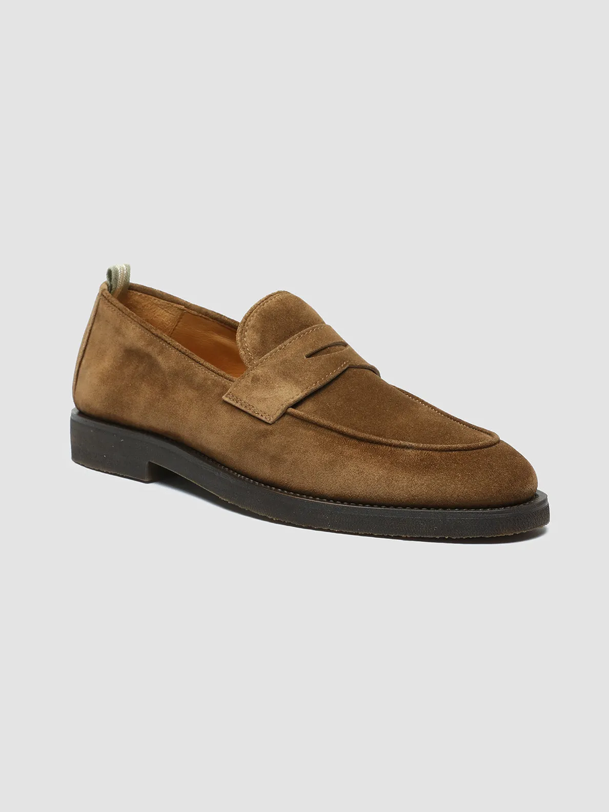 OPERA FLEXI 101 - Brown Suede Penny Loafers