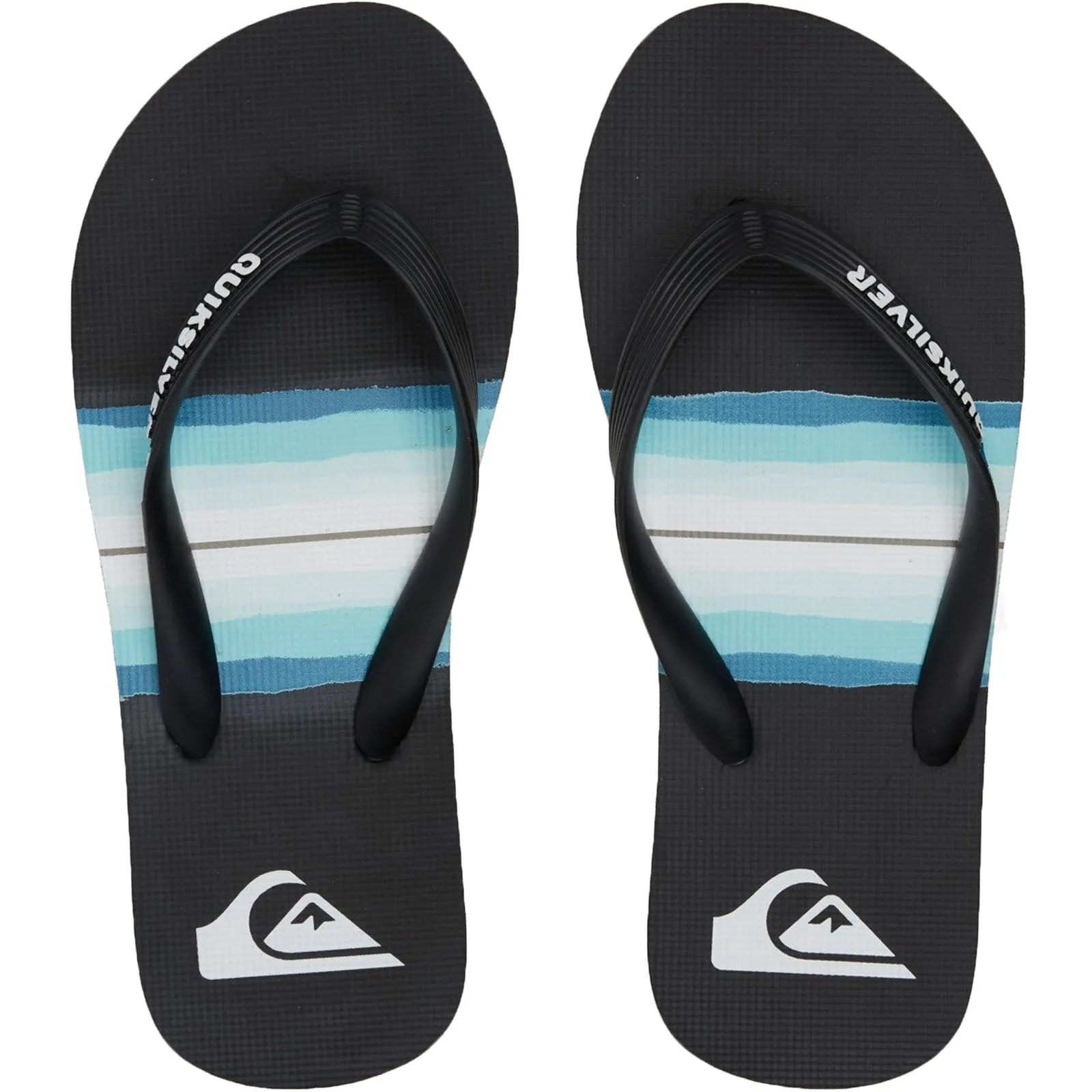 Quiksilver Kids MoloKai Resin Tint Thong Flip Flops - Black