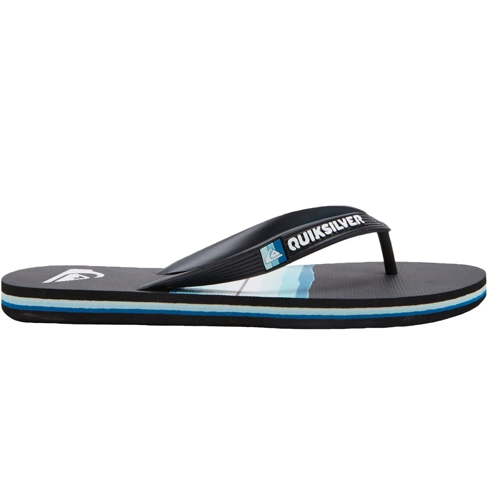 Quiksilver Kids MoloKai Resin Tint Thong Flip Flops - Black