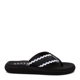 Spotlight Black and White Flip Flop