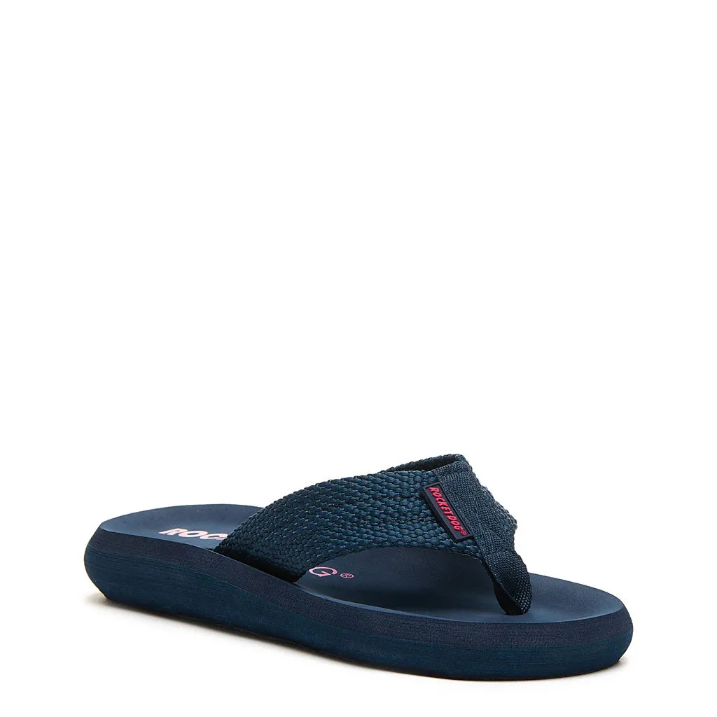 Sunset Navy Webbing Flip Flop