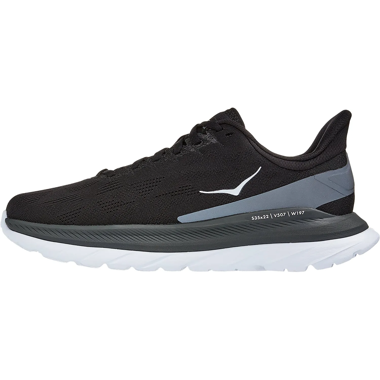 Women's Hoka One One Mach 4 Black/Dark Shadow Mesh