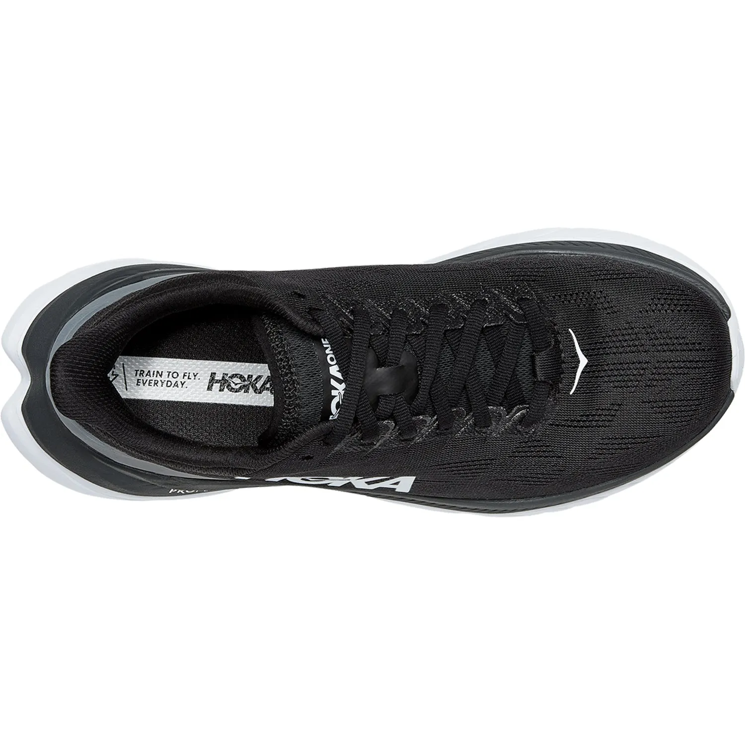 Women's Hoka One One Mach 4 Black/Dark Shadow Mesh